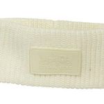 Coach  Winter Cable Knit Headband Cream Color with Logo Patch One Size Photo 0