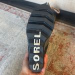 Sorel Women's Black and Gray Lace-Up Boots Wedge Anole Booties Waterproof 7.5 Photo 6