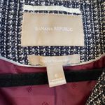 Banana Republic Navy Blue & White Tweed Blazer Jacket Photo 3