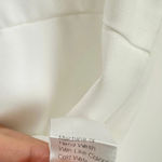 Ming Wang Crepe de Chine Tank Top V Neck Minimalist Lightweight White XS NWT Photo 8