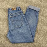 Lee Riders Vintage Light Wash Denim Retro High Waisted Straight Leg Mom Jeans Photo 2
