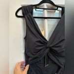 Eloquii  Black One Piece Romper Bathing Suit Swimsuit Plus Size 14 NWT Beach Pool Photo 3