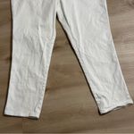 Cache  White Denim Stretch Cropped Jeans Size 14‎ Photo 6