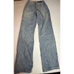 Ksubi  Women's Blue Acid Wash High Rise Straight Leg Denim Jeans Size 25‎ Photo 4