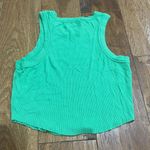 Cotton Candy LA Green Crew Neck Tank Top Photo 2