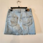 American Eagle  Mini Skirt Womens Size 0 High Rise Denim A-Line Super Stretch Photo 1