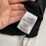 Carolina belle  Black Crew Neck Sweater w/ White Contrast Cuffs Womens XS Preppy Photo 4