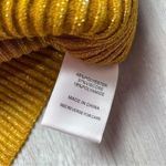 Lucy Paris Gold Square Neck Ribbed Top L Photo 2