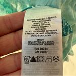 Columbia Racerback Tank Top Light Aqua w/ Ombré Granite Pattern to Dark Aqua Med Photo 3