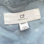 Thread and Supply Crescent Dress light wash Floret Print denim M Blue Size M Photo 8