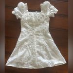 Cider NWT  White Puff Sleeve Dress Photo 1