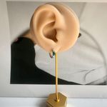 Small Hoop Earrings for Men Women Streetwear Hip Hop Unisex Earrings Silver Photo 4