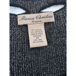 Marisa Christina Sweater‎ Black Sparkle Cutouts Size 3X Stretchy Formal Photo 9