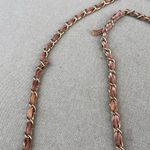 Steve Madden mauve pink Quilted Velvet small purse gold hardware Photo 3