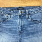 J.Crew /Jeans Shorts Womens 25 Dark Blue Denim Jean Stretch High Rise Raw Hem Photo 1