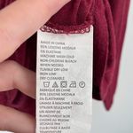 prAna Women's Cowl Neck Stretch High Low Hem Long Sleeve T-Shirt Red Size Large Photo 3