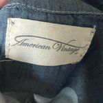 American Vintage  Blue Button Down Shirt Photo 4