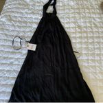 Stone Cold Fox Black Mini Halter Dress Photo 2