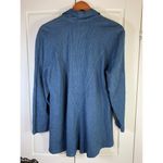 Mill Valley Clothing Company Swing Sail Shirt Womens Small Linen Blend Lagenlook Blue Photo 2