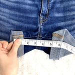 American Eagle  Blue Dark Wash Denim Mid Rise 3" Summer Classic Midi Shorts 4 Photo 7