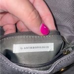 Anthropologie Gray Snake Skin Fold Over Crossbody Purse Bag Adjustable Strap Photo 4