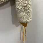 Tory Burch Cream Trimmed Sherpa Jacket Size XS Photo 4