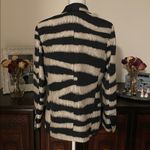 Carlisle  Wool Blend Zebra Print Blazer size 14 Photo 3
