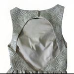 The Letter Anthropology Womens Fit Flare Dress Gold 20% Metallic sleeveless XS‎ Photo 6