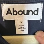 Abound  Womens Small Blue Crop‎ Top Do More Graphic Tee Short Sleeve Casual Top Photo 3