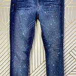 McGuire Denim MCGUIRE Newton Splatter Skinny Jeans in Dark Wash Blue Size US 25 Photo 4