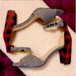 Jessica Simpson Plaid Ankle Strap Shoes Block Heel, Size 7M New in Box Photo 1