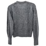 Quince Gray Merino Wool Alpaca Cropped Button Front Cardigan Sweater Size Medium Photo 1