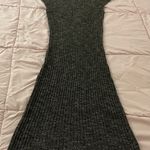 Max Studio cap sleeves cowl neck ribbed brown midi sweater dress, size XS spring Photo 6