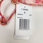 l*space L* Sammie Bikini Top in Heat Waves Pink Size Small NWT Photo 5