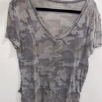 American Eagle Outfitters Camo V Neck T-shirt Photo 0