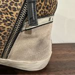 PHILIPPE MODEL Leopard Suede Metallic High Top Size EU 40 Tan Photo 14