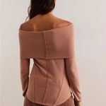 We The Free Free People  “Iris Layering Top” in Cafe Latte, NWOT Photo 2