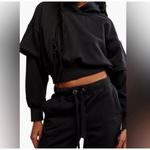 NWT FREE PEOPLE MOVEMENT SNOW FLOW‎ HOODIE, SIZE XS Black Photo 1