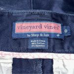 Vineyard Vines  Women’s Size 0 Navy Blue Cotton Twill Mini Skirt Photo 3