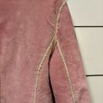 Xhilaration Y2K Pink Genuine Leather Sherpa Jacket Photo 13