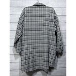 Davi & Dani  Black & White Green  Button Longer Length Jacket Size 1XL‎  Pockets Photo 3