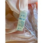 Size 34//NWT Vintage Olga Pastel Pink Empire Waist Padded Chest White Lace Photo 5