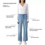 Sanctuary Nwt social standard by caravan Blue soft denim pull on Cargo Pants LG Photo 2