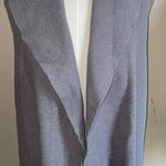 Anthropologie  MOTH Long Vest Open‎ Front Wool Blend Gray Women's Size XS / S Photo 0