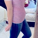 Barbour  red striped top size 12 Photo 2