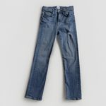 Edwin Anthropologie Elin Crop Straight Jeans Size 25 Wavelength Wash Slim Blue Photo 1