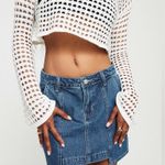 Princess Polly Trevina Denim Mini Skirt Mid Wash Photo 0