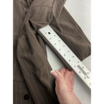 Danny & Nicole Womans Business Fit & Flare Midi Dress 16 W Brown Button Down Photo 8