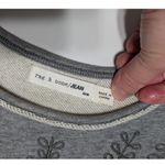 Rag and Bone Jeans Eyelet Embroidered Gray Dress Short Sleeve Womens Medium Grey Photo 5