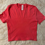 Lululemon  Athletica Vibrant Pink Short Sleeve Tee Photo 0